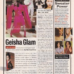 1999 - April - Entertainment weekly - USA - Geisha glam