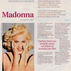 1999 - Unknown month - Margriet - Holland - Vrouwen van de eeuw Madonna