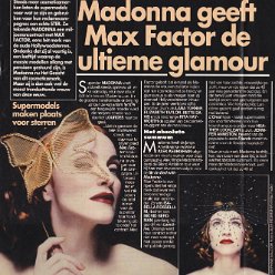 1999 - Unknown month - Prive - Holland - Madonna geeft maxfactor de ultieme glamour