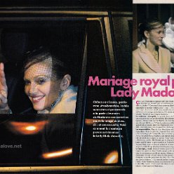 2001 - January - Elle - France - Mariage royal pour Lady Madonna