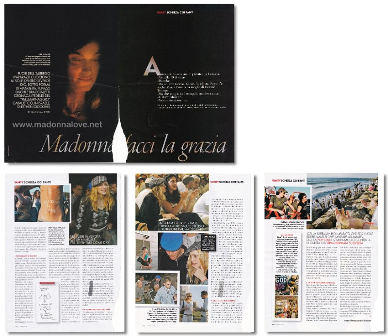 2004 - September-October - Vanity fair - Italy - Madonna facci la grazia