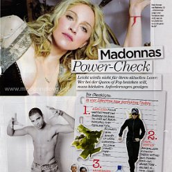 2011 - November - Gala - Germany - Madonnas power-check