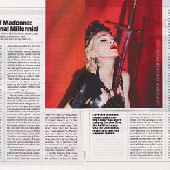 2015 - August - Entertainment weekly - USA - In praise of Madonna Pops original millennial