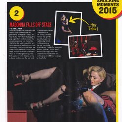 2015 - December - Ahlan - Dubai - Madonna falls off stage