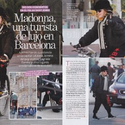 2015 - December - Lectuaras - Spain - Madonna una turista de lujo en Barcelona