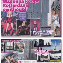 2014 - March - Story - Holland - Madonna koopt Rotterdams penthouse