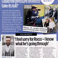 2016 - April - Closer - UK - Could the pressure on Rocco take its toll