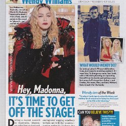2016 - April - Life & Style - USA - Hey Madonna it's time to get off the stage!