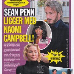2016 - February - Hant Bild - Sweden - Sean Penn ligger med Naomi Campbell!