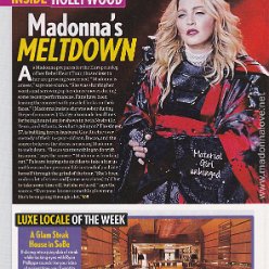 2016 - February - Life & Style - USA - Madonna's meltdown