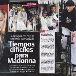 2016 - May - Lecturas - Spain - Tiempos dificiles para Madonna