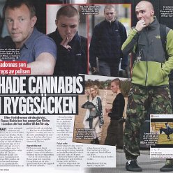 2016 - Unknown month - Hant i Veckan - Sweden - Hade cannabis i ryggsacken