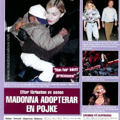 2016 - Unknown month - NU! - Sweden - Madonna adopterar en pojke
