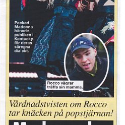 2016 - Unknown month - Se & Hor - Sweden - Madonna har sparat ur - Var full pa scen!