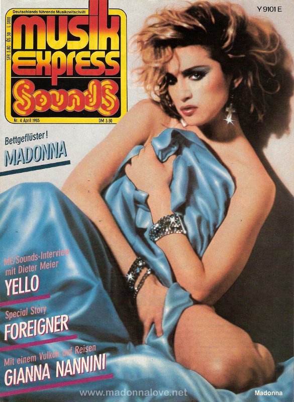 Musik Express April 1985 - Germany