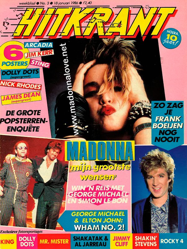 Hitkrant - January 1986 - Holland