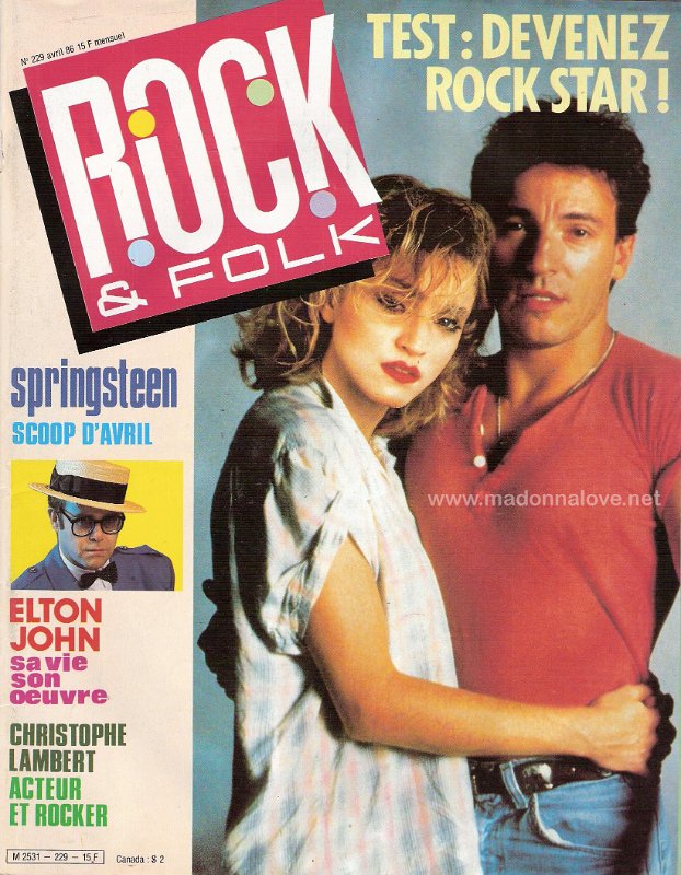 Rock & Folk April 1986 - France