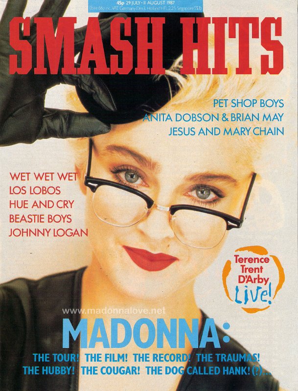 Smash Hits July-August 1987 - UK