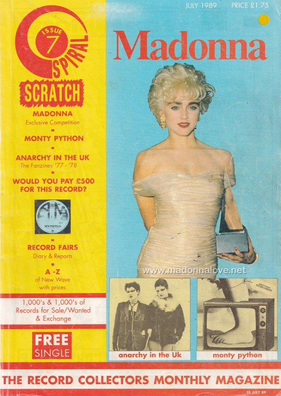 Spiral Scratch July 1989 - UK