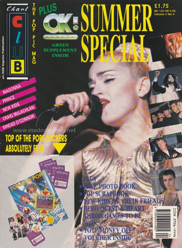 Chart Club Summer 1990 - UK