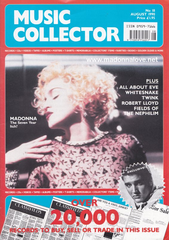 Music Collector August 1990 - UK