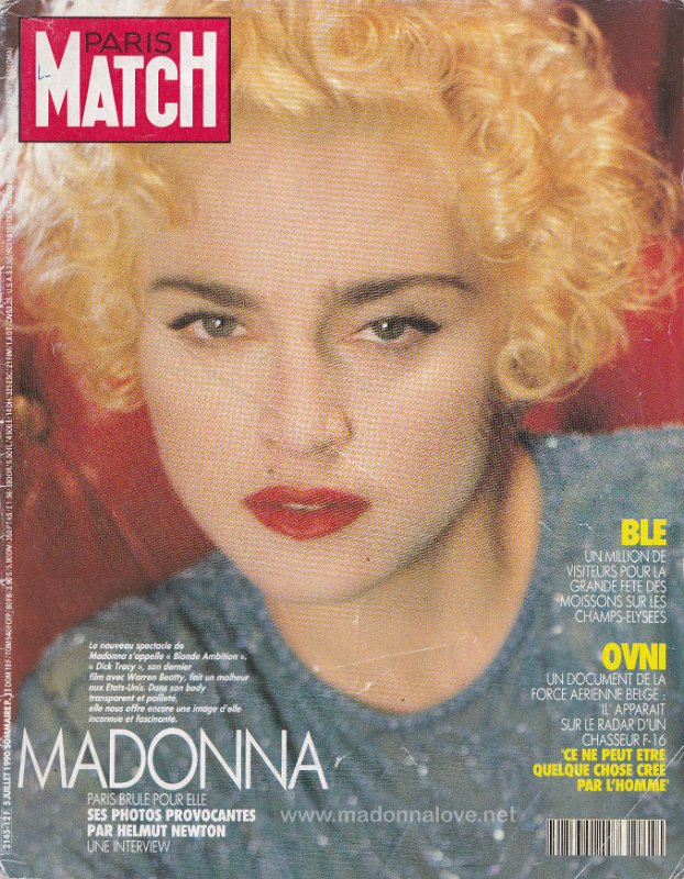 Paris Match July 1990 - France