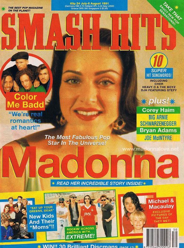 Smash Hits July 1991 - UK