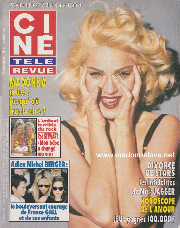 Cine Tele Revue August 1992 - France