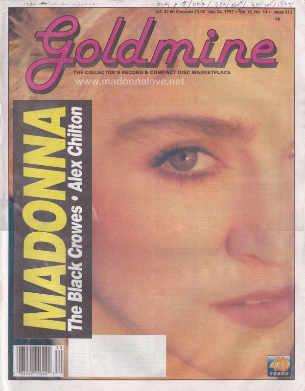 Goldmine July 1992 - USA