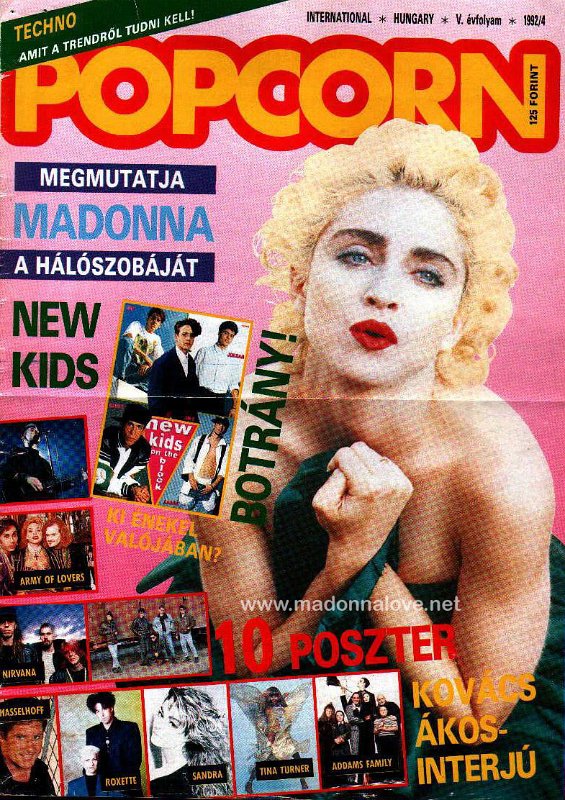 Popcorn April 1992 - Hungary