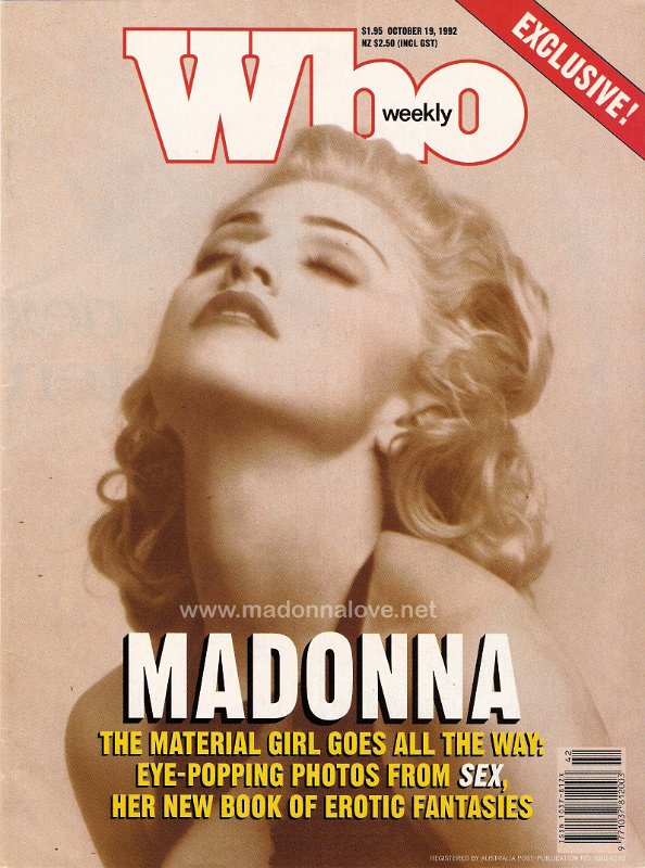 Who weekly October 1992 - Australia