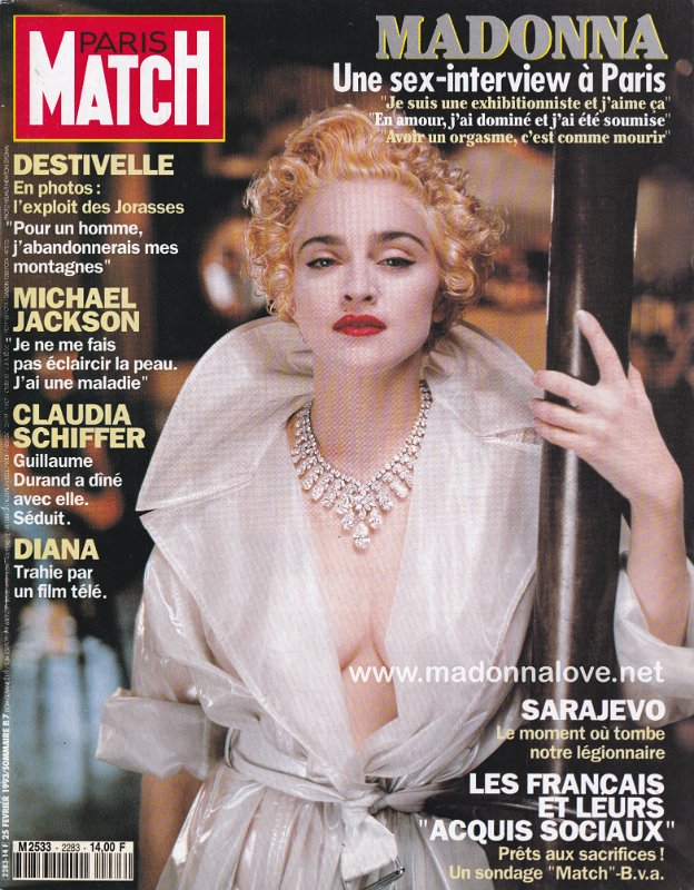 Paris Match February 1993 - France