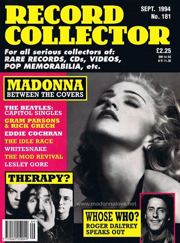 Record Collector September 1994 - UK
