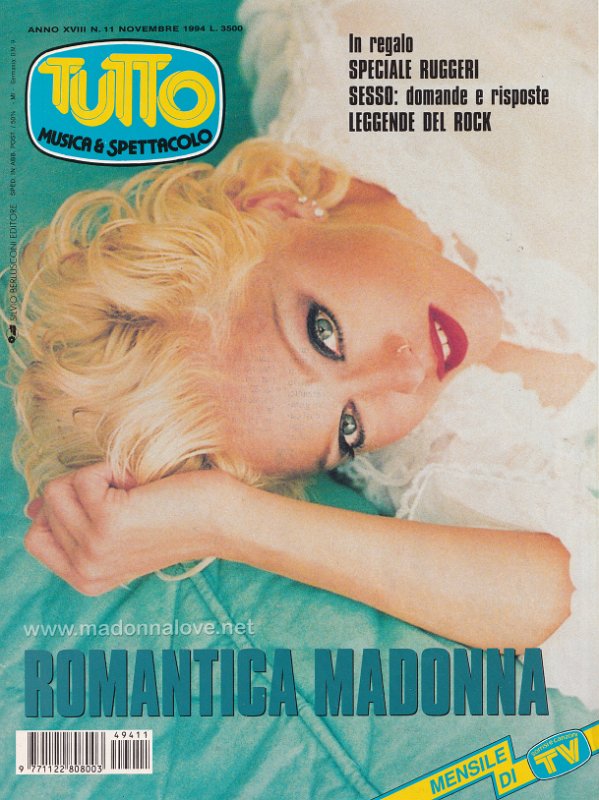 Tutto Musica & Spettacolo November 1994 - Italy