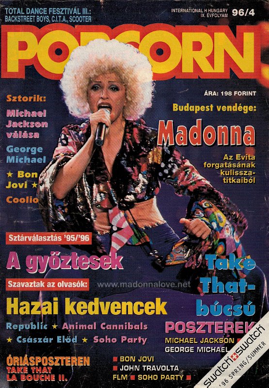 Popcorn April 1996 - Hungary