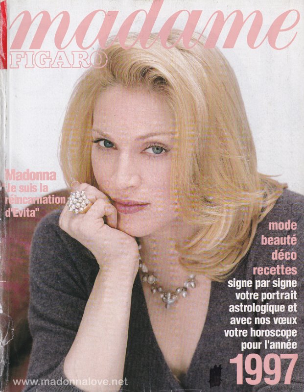 Madame Figaro January 1997 - France