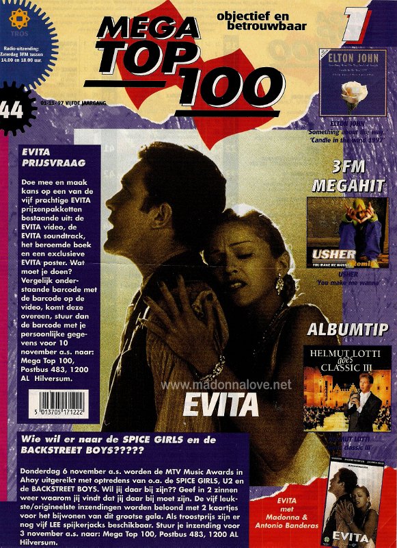 Megatop100 November 1997 - Holland