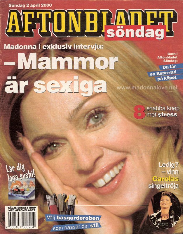 Aftonbladet April 2000 - Sweden