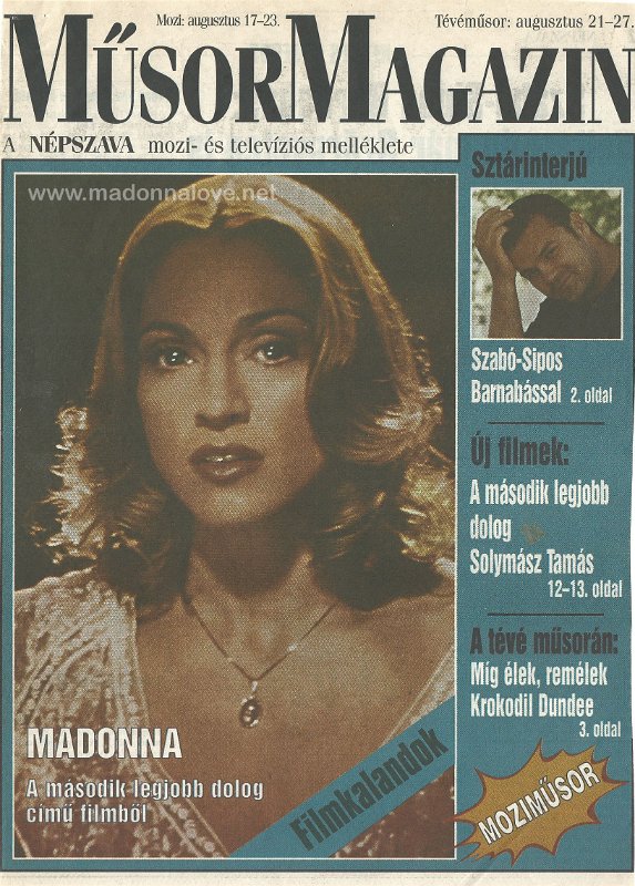 Musor Magazine August 2000 - Hungary