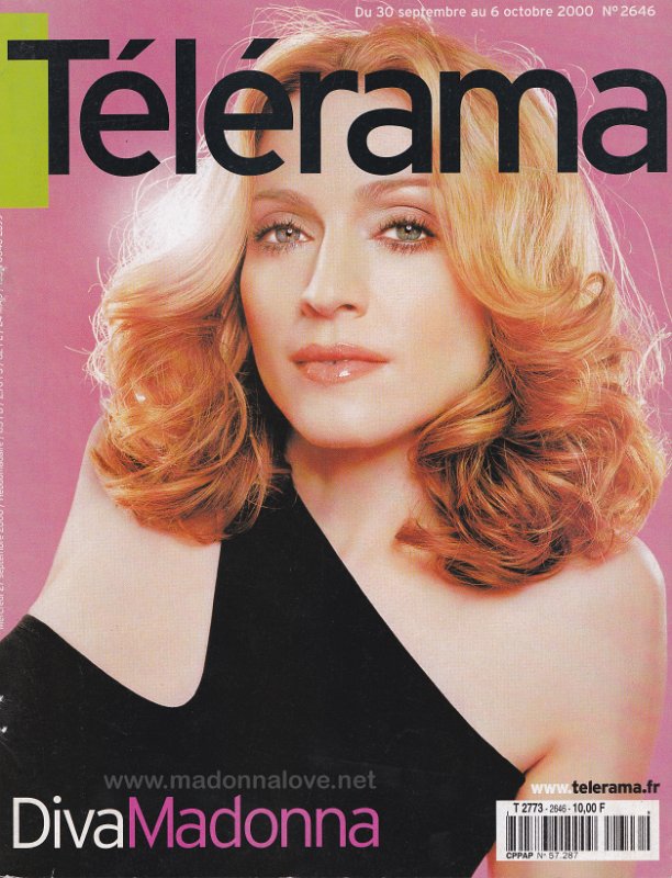 Telerama September 2000 - France