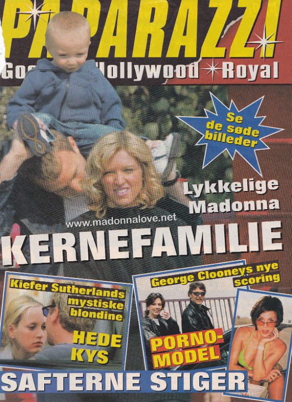Paparazzi supplement cover 2002 - Denmark