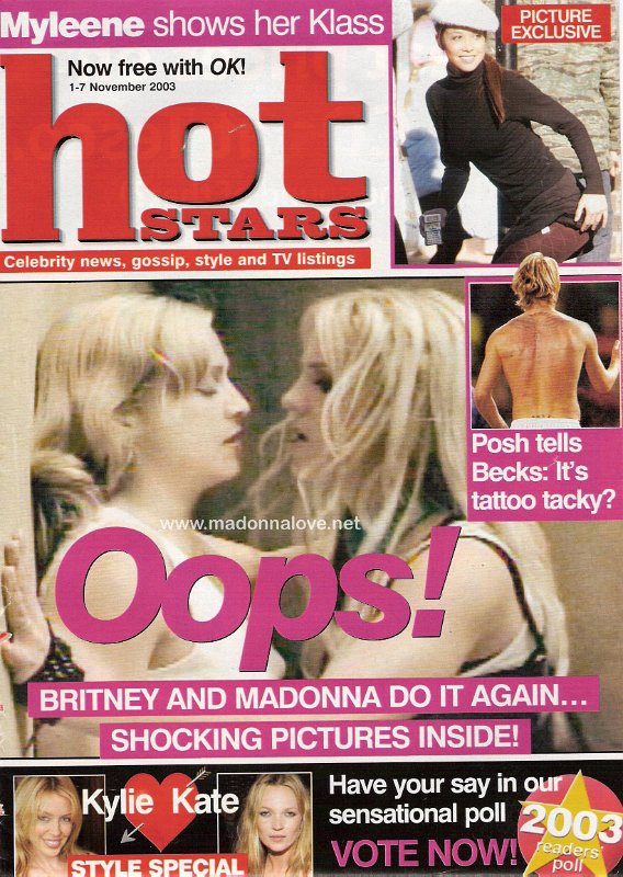Hot stars November 2003 - UK