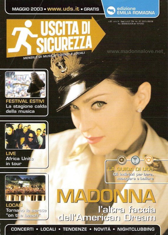 Uscita di sicurezza May 2003 - Italy