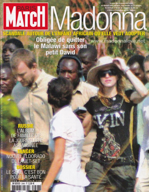 Paris Match October 2006 - France