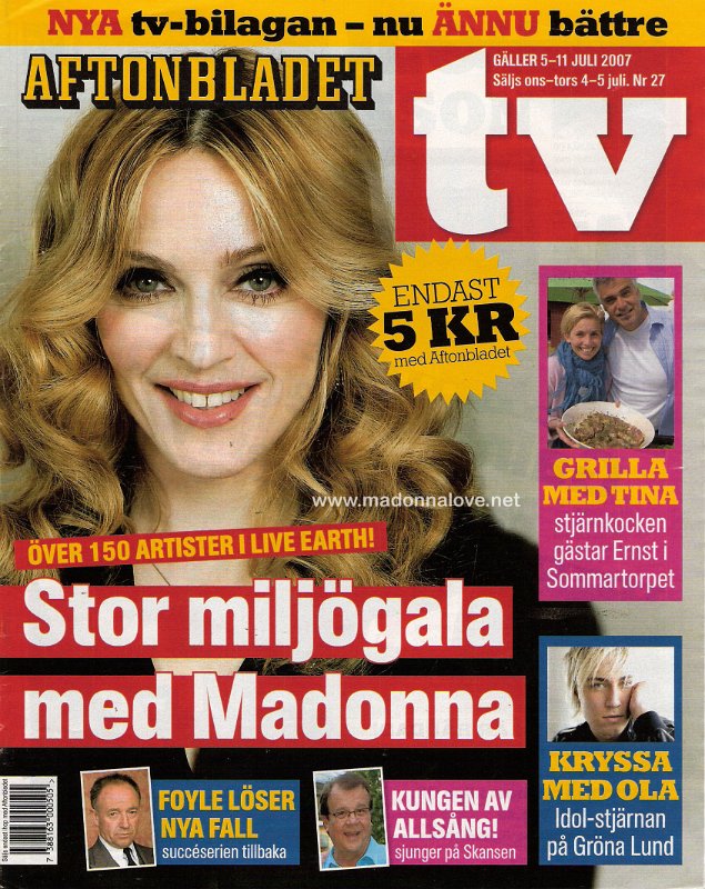 Aftonbladet July 2007 - Sweden