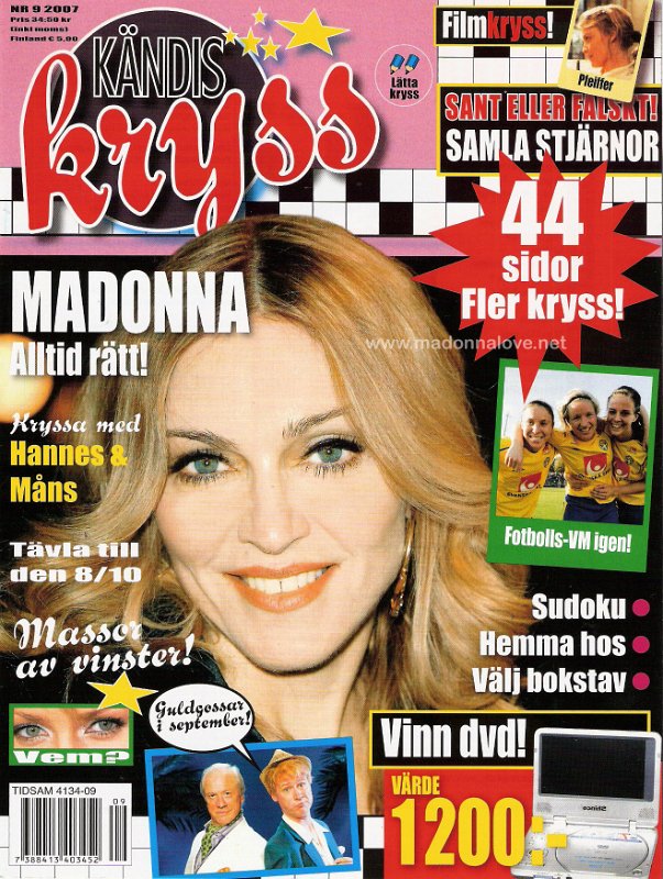 Kandis kryss September 2007 - Sweden