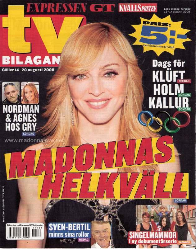 TV Bilagan August 2008 - Sweden