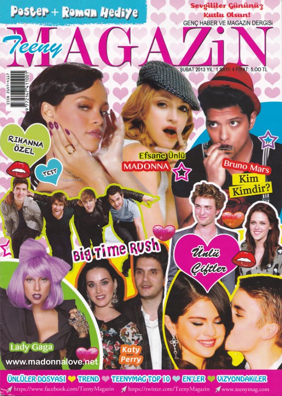 Teeny magazin February 2013 - Turkey