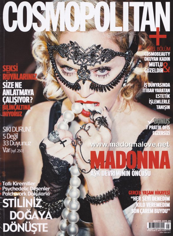 Cosmopolitan (cover 1 mask)  May 2015 - Turkey
