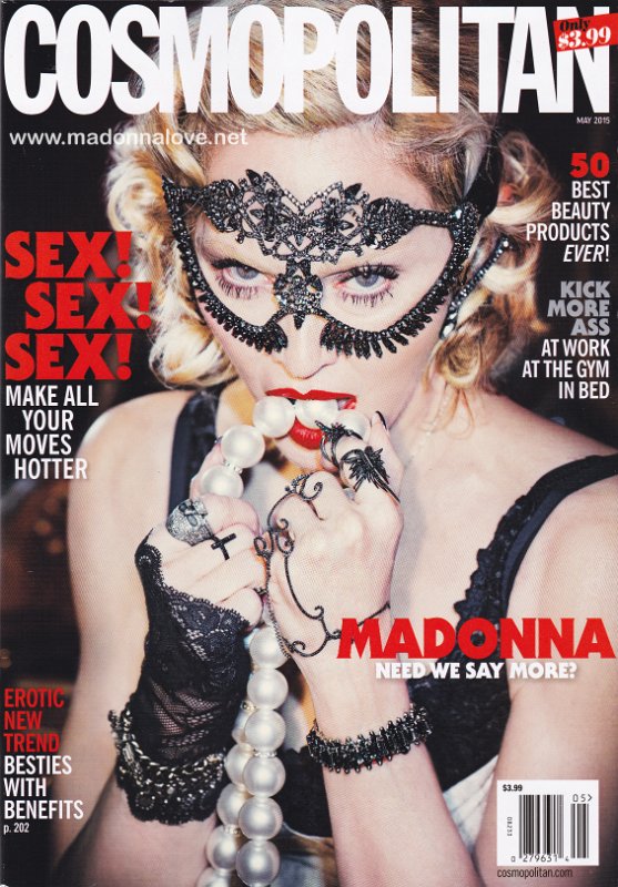 Cosmopolitan (cover 1 mask) May 2015 - USA